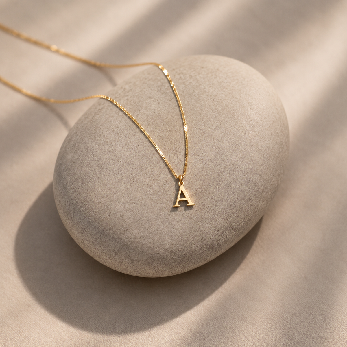 Initial Spark Necklace