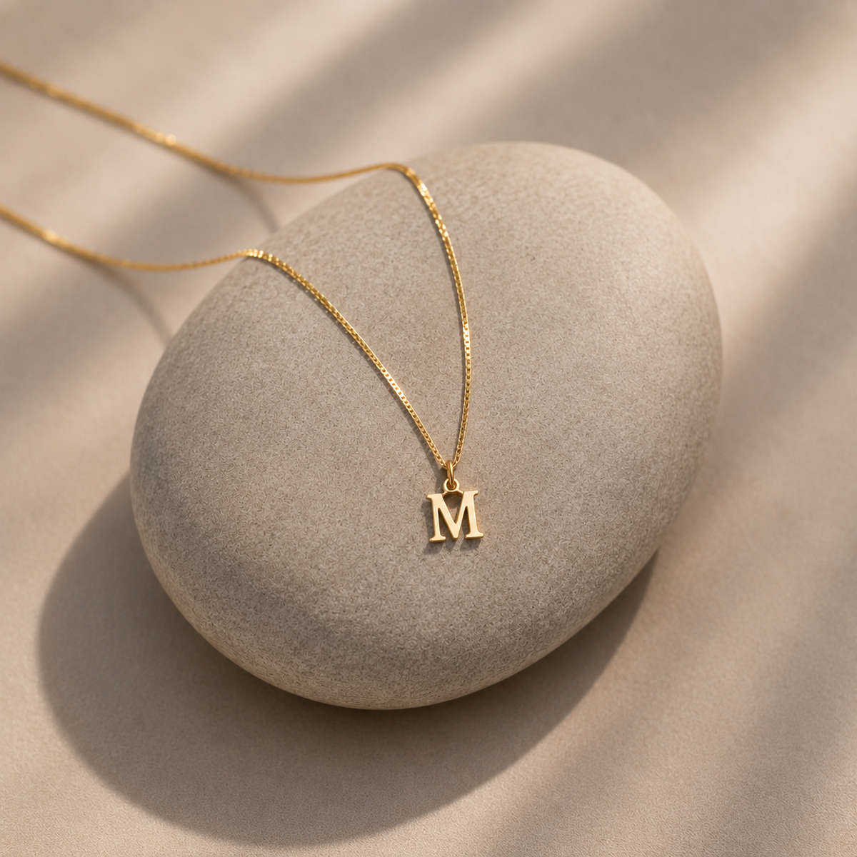 Initial Spark Necklace
