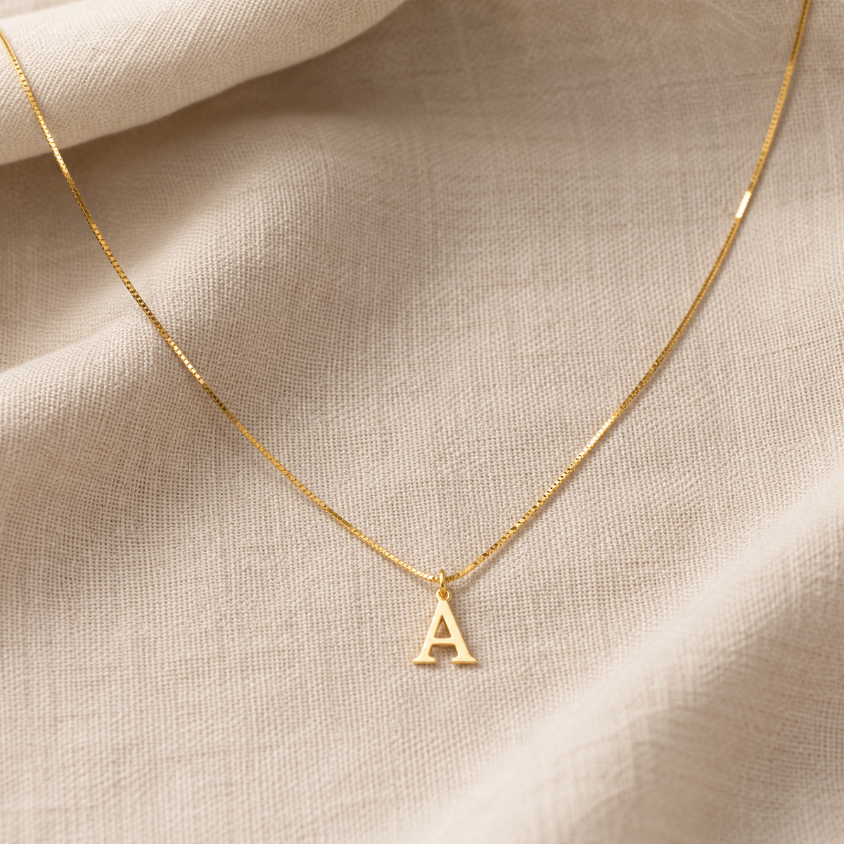 Initial Spark Necklace