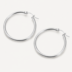 Unstoppable Stainless Steel Hoop Earrings