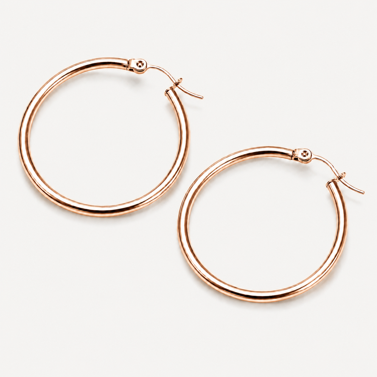 Unstoppable Stainless Steel Hoop Earrings